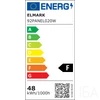 Elmark, led panel, négyzet forma, 48W, 4800lm, 4000K, fehér keret, 595x595mm, 92PANEL020W