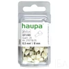 Haupa Érvéghüvely iker 2* 0,5/ 8 fehér 270778/25 SmallPack, (25db/bliszter)