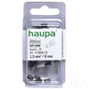 Haupa Érvéghüvely szigetelt 1,5/ 8 fekete 270808/25 SmallPack, (25db/bliszter)