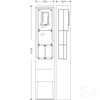 Hensel HB3008FE-U 1 és 3 fázisú egy mérőhelyes fogyasztásmérő szekrény mindennapszaki és előrefizetős méréshez 80A-ig, 1091644 Hensel HB3008FE-U 1 és 3 fázisú egy mérőhelyes fogyasztásmérő szekrény mindennapszaki és előrefizetős méréshez 80A-ig, 1091644