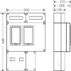 Hensel HB33K024-U 1 és 3 fázisú két mérőhelyes fogyasztásmérő szekrény mindennapszaki (80A) és vezérelt H-tarifa (63A) méréshez, 1091623