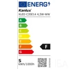 Kanlux 29618, XLED C35 4,5W-WW 470lm meleg fehér E14, filament, led izzó, 29618