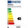 Kanlux 29629, XLED G45 6W-NW 810lm természetes fényű E14, filament, led izzó, 29629