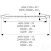 Kanlux J-1500W 254mm ceruzahalogén izzó, 10419