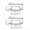 Kanlux QULES AC O-C/M matt króm szpot lámpa, 26304