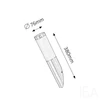 Rábalux 8261 Inox torch, kültéri falikar Rábalux 8261 Inox torch, kültéri falikar