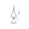 Rábalux 7076 Petronel függeszték, D32cm Rábalux 7076 Petronel függeszték, D32cm