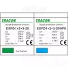 Tracon túlfeszültség levezető, T1+T2+T3 AC típusú, egybeépített, ESPD1+2+3-25-1+1P
