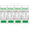 Tracon túlfeszültség levezető, T1+T2 AC típusú, cserélhető betéttel, ESPD1+2-12.5-4P