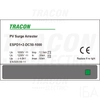 Tracon túlfeszültség levezető, T1+T2 DC típusú, egybeépített, ESPD1+2-DC50-1000