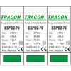 Tracon túlfeszültség levezető, T2 AC típusú, cserélhető betéttel, ESPD2-70-3P