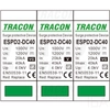 Tracon túlfeszültség levezető, T2 DC típusú, cserélhető betéttel, ESPD2-DC40-1000