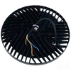 Tracon csarnokvilágító Led lámpa, 100W 8000lm 4500K fekete IP65, LHBE100W