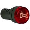 Tracon Hang- és fényjelző, piros, NYG3-BFR230