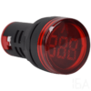 Tracon Feszültségmérő, LED jelzőfény, piros, NYG3-VR