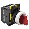 Tracon Világítókaros kapcsoló, piros, LED, háromállású, NYK3-SL31R