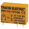 Tracon Print relé 1xCO érintkező 10A 110V DC, PR110-1V10A