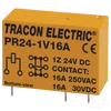 Tracon Print relé 1xCO érintkező 16A 24V DC, PR24-1V16A