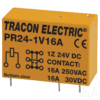 Tracon Print relé 1xCO érintkező 16A 24V DC, PR24-1V16A