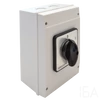 Tracon Tokozott főkapcsoló, BE-KI, 160A, 4P, 37kW, 88x88mm, 90°, TK-169/4T65 Tracon Tokozott főkapcsoló, BE-KI, 160A, 4P, 37kW, 88x88mm, 90°, TK-169/4T65