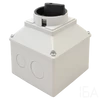 Tracon Tokozott főkapcsoló, BE-KI, 32A, 4P, 11kW, 64x64mm, TKF-32T Tracon Tokozott főkapcsoló, BE-KI, 32A, 4P, 11kW, 64x64mm, TKF-32T