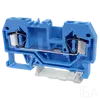 Tracon Nullavezető, sínre szerelhető sorkapocs, rugós, kék, TSKC4-K