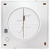 Tracon fürdőszobai elszívó ventilátor, golyóscsapágy+időzítő+v.zsalu+pára, VF100-BTSH