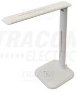 Tracon LALWCH10W LED asztali lámpa, szabályozható fényerő és színhőmérséklet, vezeték nélküli töltő