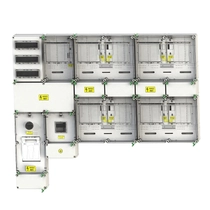 Csatári Plast PVTCS 2-4+KFM fogyasztásmérő szekrény