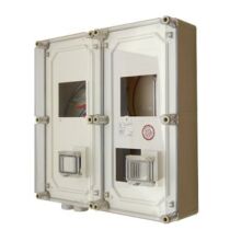 Csatári Plast PVTD 1/3 VFM-E Fogyasztásmérő szekrény 1-3F 2mérős 600x600x170mm