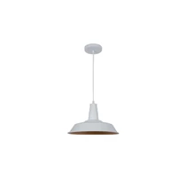 ELMARK MATT függeszték 1×E27 matt fehér és arany, 955MATT1WH