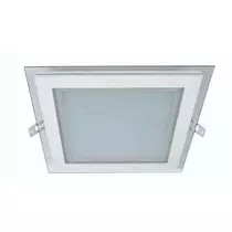 ELMARK LED panel négyzet + üveg 18W 4000K természetes fehér 200mm, 99LED644