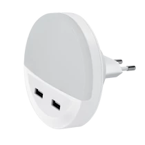 ELMARK LED éjjelifény 2XUSB 0.5W 3000K, 99USB2