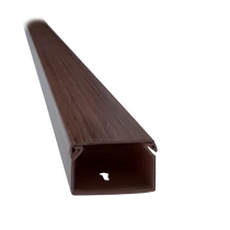 Elmark mini színes kábelcsatorna, 15x10, műanyag, sötét dió (sötét barna), 2m, 5621510DW