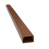 Elmark mini színes kábelcsatorna, 15x10, műanyag, körte fa (barna), 2m, 5621510P