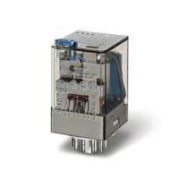 Finder Ipari relé 2 kettős váltóérintkező 10A-es 230V-os AC, 601282305250