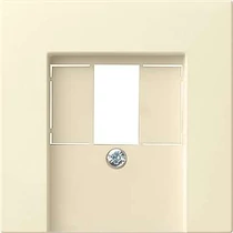 Gira USB fedlap System 55 krémfehér, 27601