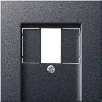 Gira USB fedlap System 55 antracit, 27628