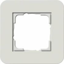 Gira E3, 1-es keret világos szürke/fehér, 211411