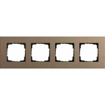 Gira Esprit Linoleum-plywood, 4-es keret, világosbarna, 214221
