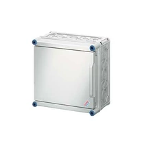 Hensel Mi 70221 üres elosztószekrény szürke zsanéros fedéllel IP65