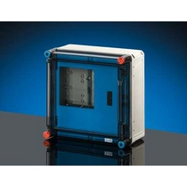 Hensel Mi 72202S-0 1 fázisú fogyasztásmérő szekrény zsanéros fedéllel, kábelbevezetés 1 oldalról