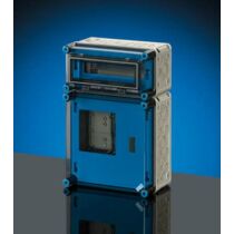 Hensel Mi 72212-0 fogyasztásmérő szekrény 1 fázisú 1mérős szürke lappal 12 modullal