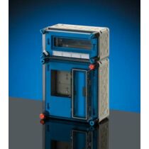 Hensel Mi 72214-0 1 fázisú fogyasztásmérő szekrény automatadobozzal 1x12x18mm osztásegységig, levehető fedéllel