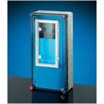 Hensel Mi 72437-0 Fogyasztásmérő szekrény 3 fázisú  ÁV-s 1mérős kék lap ablakos