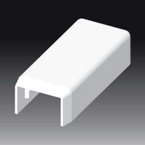 Kopos végzáró idom bepattintható kábelcsatornához, műanyag, 15X10mm, fehér, 8681 HB