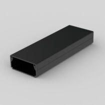 Kopos mini színes kábelcsatorna, 40x20mm-es, fekete színű, UV-stabil, LHD 40x20 FD