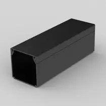 Kopos mini színes kábelcsatorna, 40x40mm-es, fekete színű, UV-stabil, LHD 40x40 FD