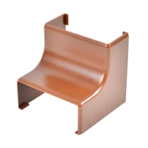 Kopos belső sarok 40x20mm-es színes kábelcsatornához, fa imitáció sötét tölgy, 8635 I2
