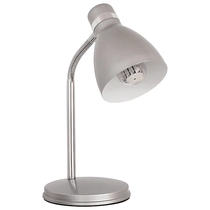 Kanlux ZARA HR-40-SR E14-es 40W gégecsöves asztali lámpa, ezüst